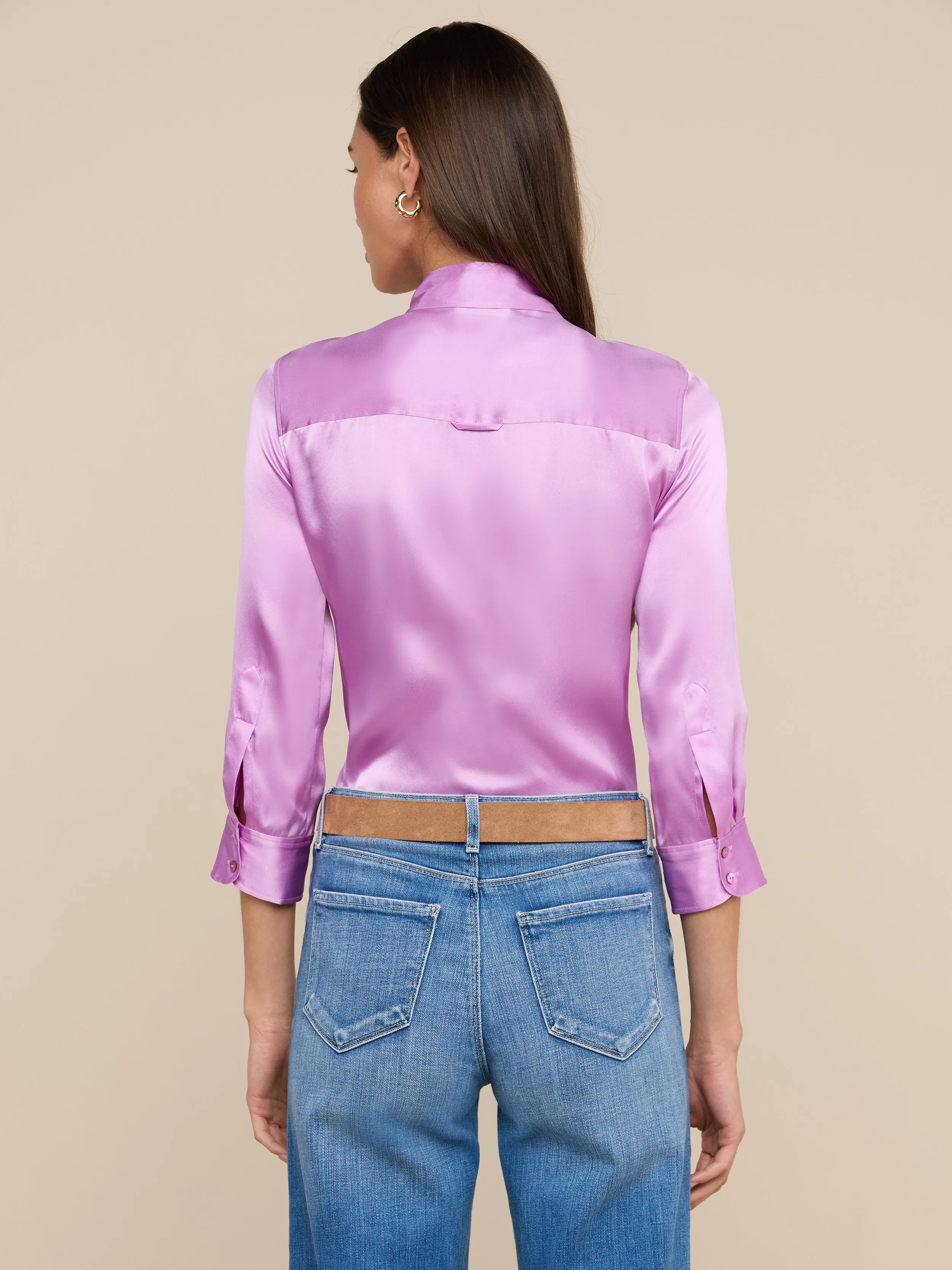 Dani Silk Blouse sold by L'AGENCE product image thumbnail 5