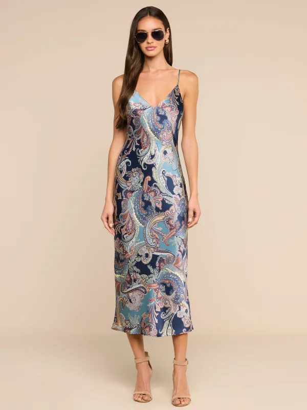 Seridie Silk Slip Dress made by L'AGENCE