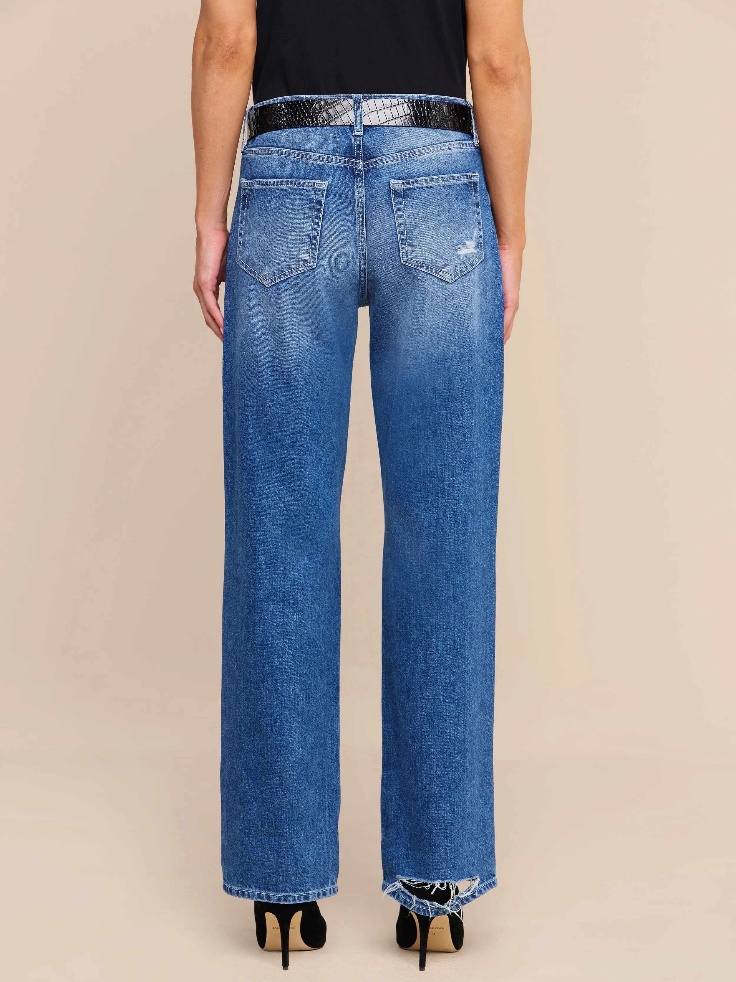 Zelda Slouchy Straight Jean sold by L'AGENCE product image thumbnail 4