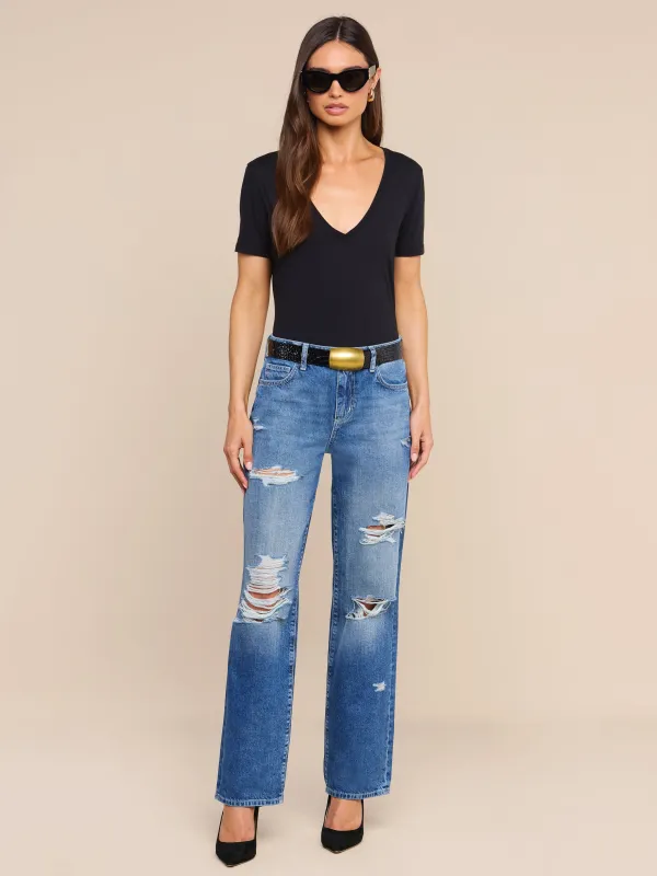 Zelda Slouchy Straight Jean made by L'AGENCE