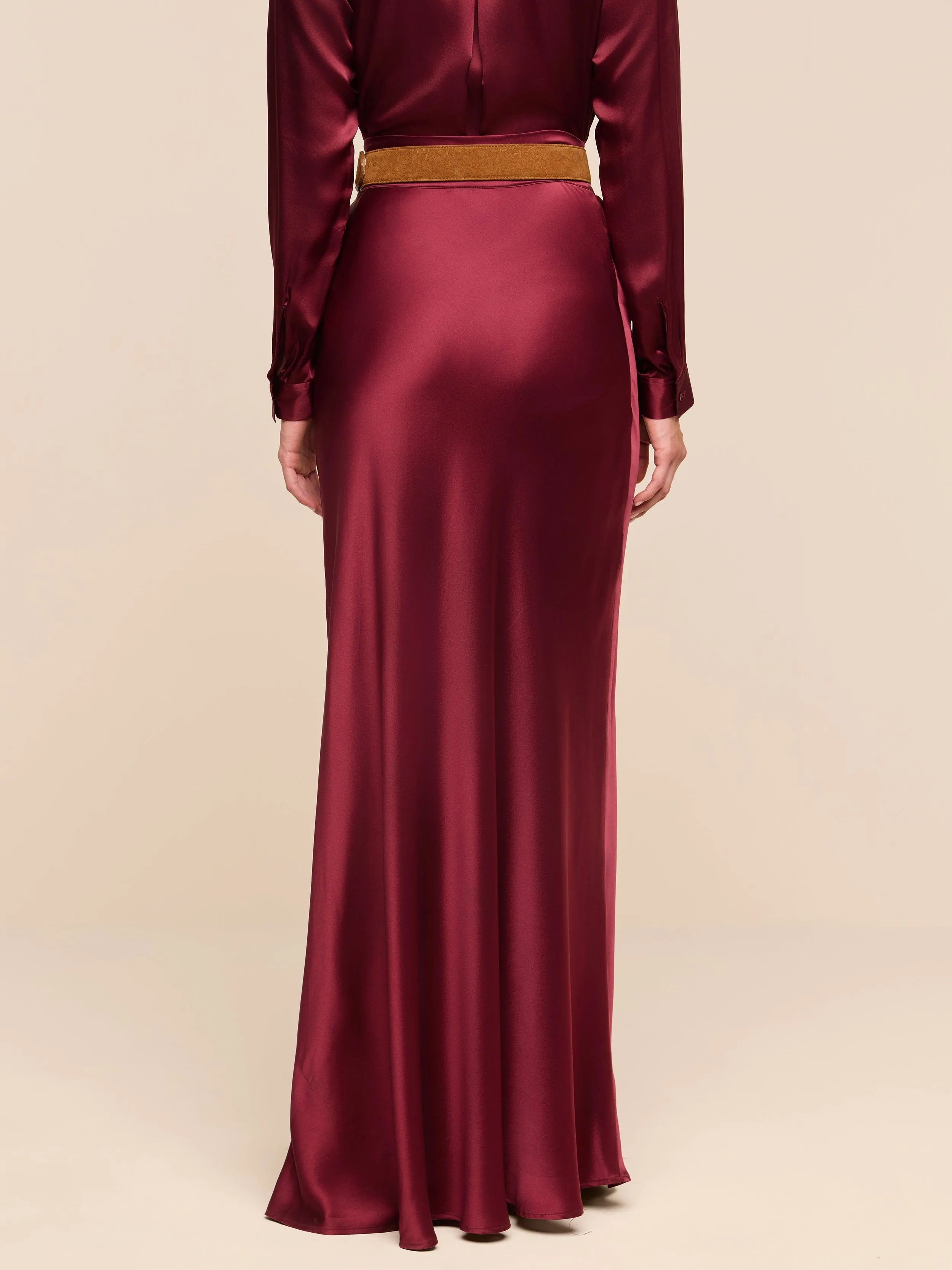 Ryker Silk Maxi Skirt sold by L'AGENCE product image thumbnail 5