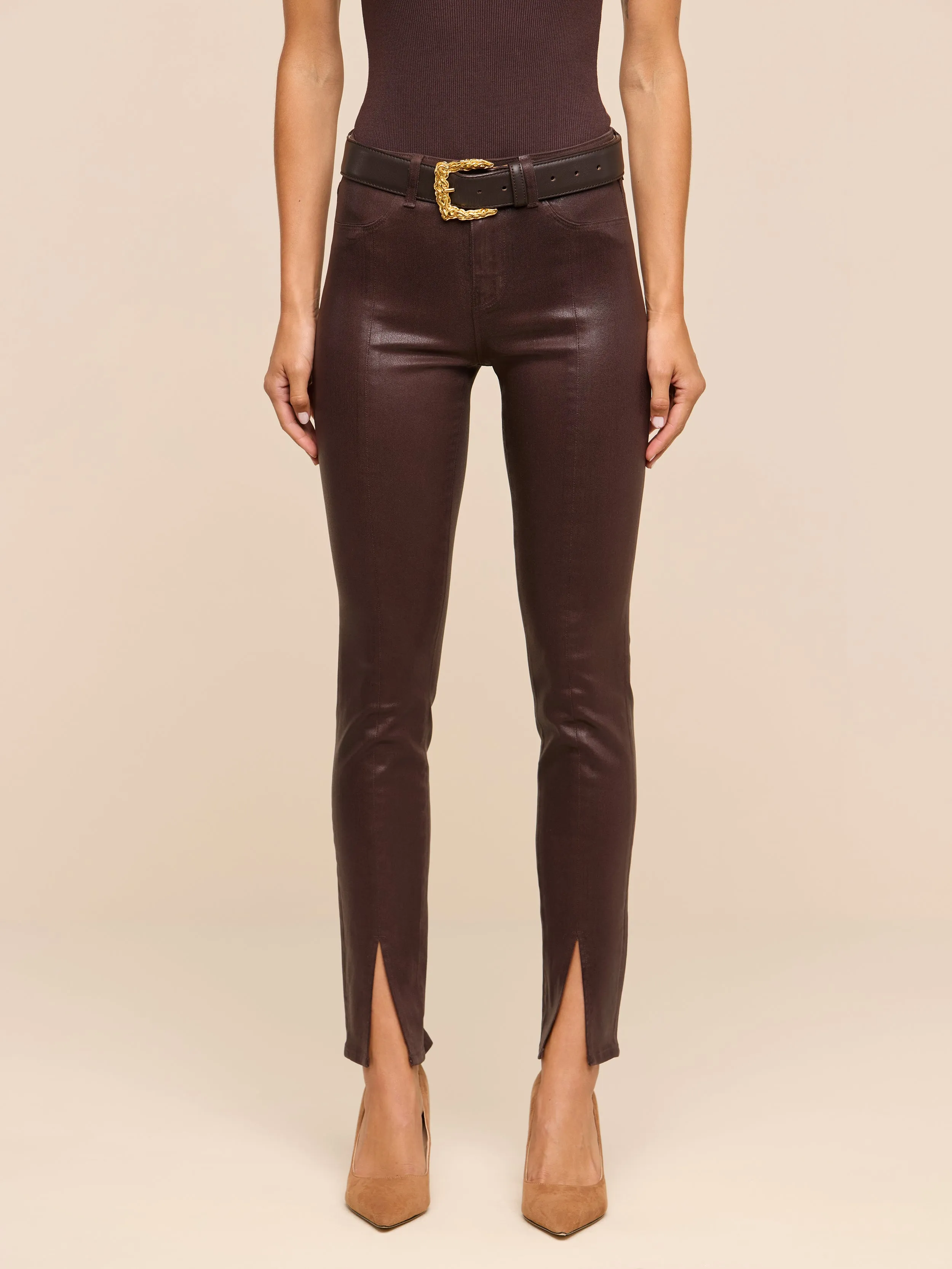 Jyothi Coated Jean sold by L'AGENCE product image thumbnail 3