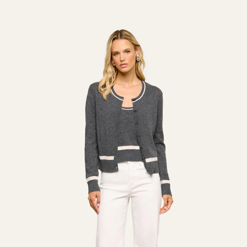 Malone Cashmere Cardigan made by L'AGENCE