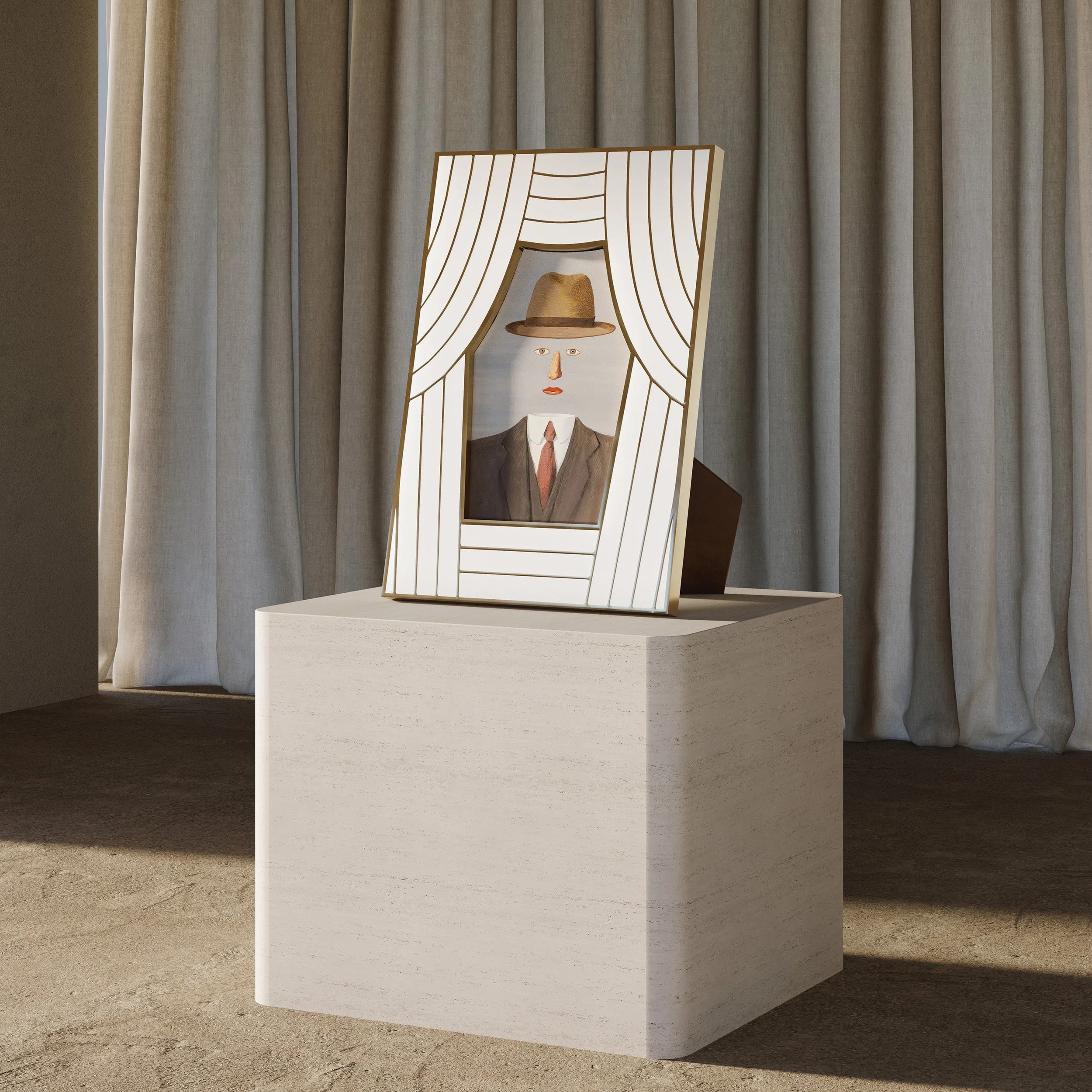 Kelly Behun Curtain Up Frame sold by L'Objet product image thumbnail 2