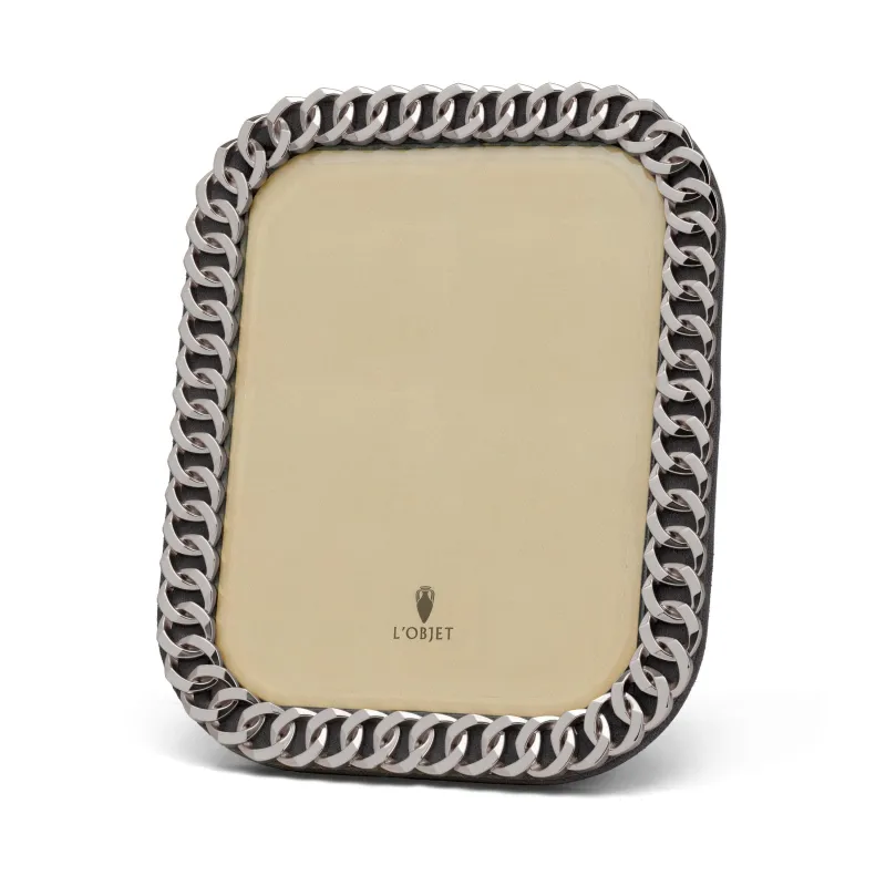 Cuban Link Frame - Platinum - 8 x 10 sold by L'Objet