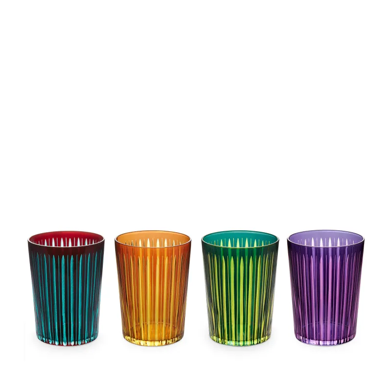 Prism Highball Glasses- Assorted (Set of 4) sold by L'Objet
