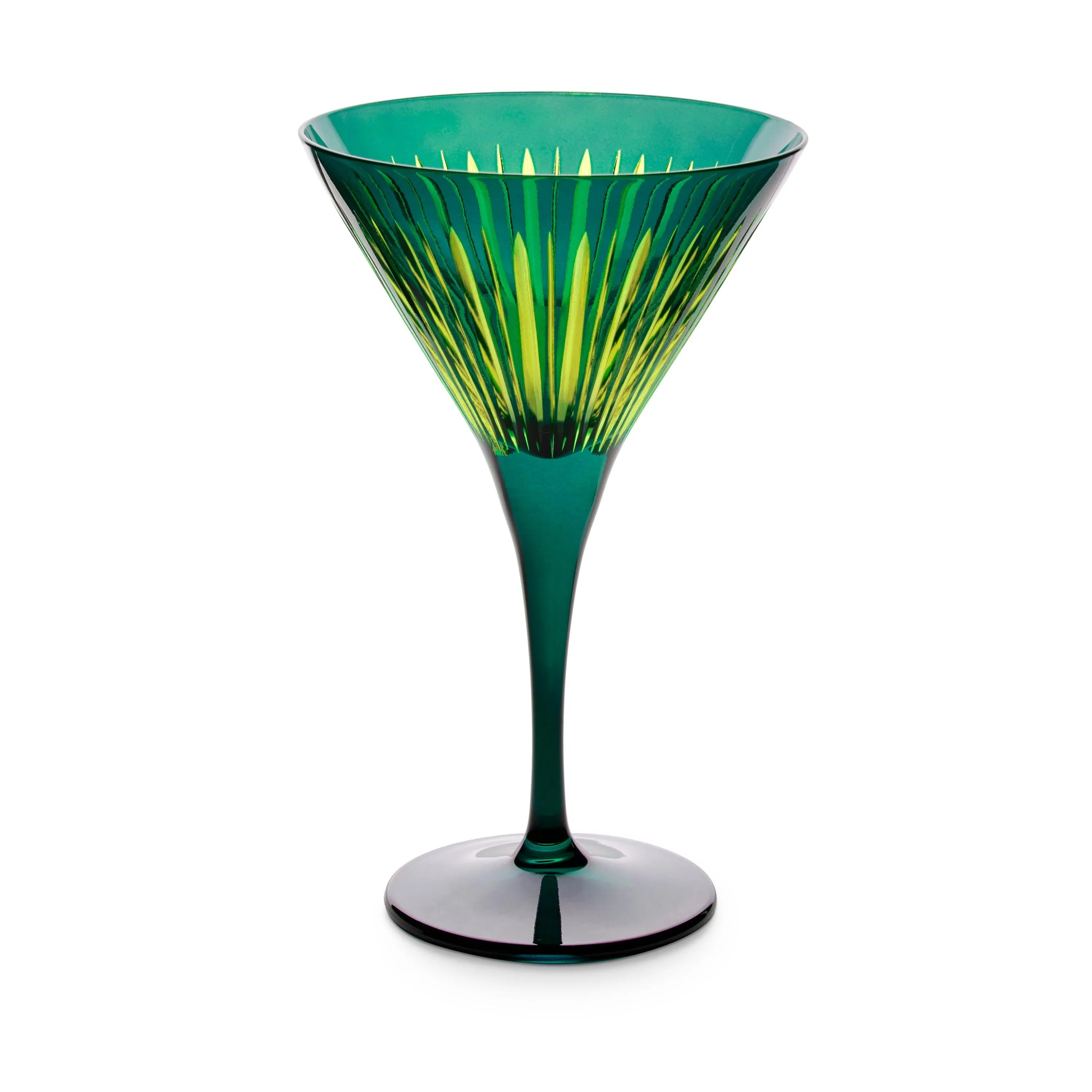 Prism Martini Glasses - Green (Set of 4) sold by L'Objet product image thumbnail 4