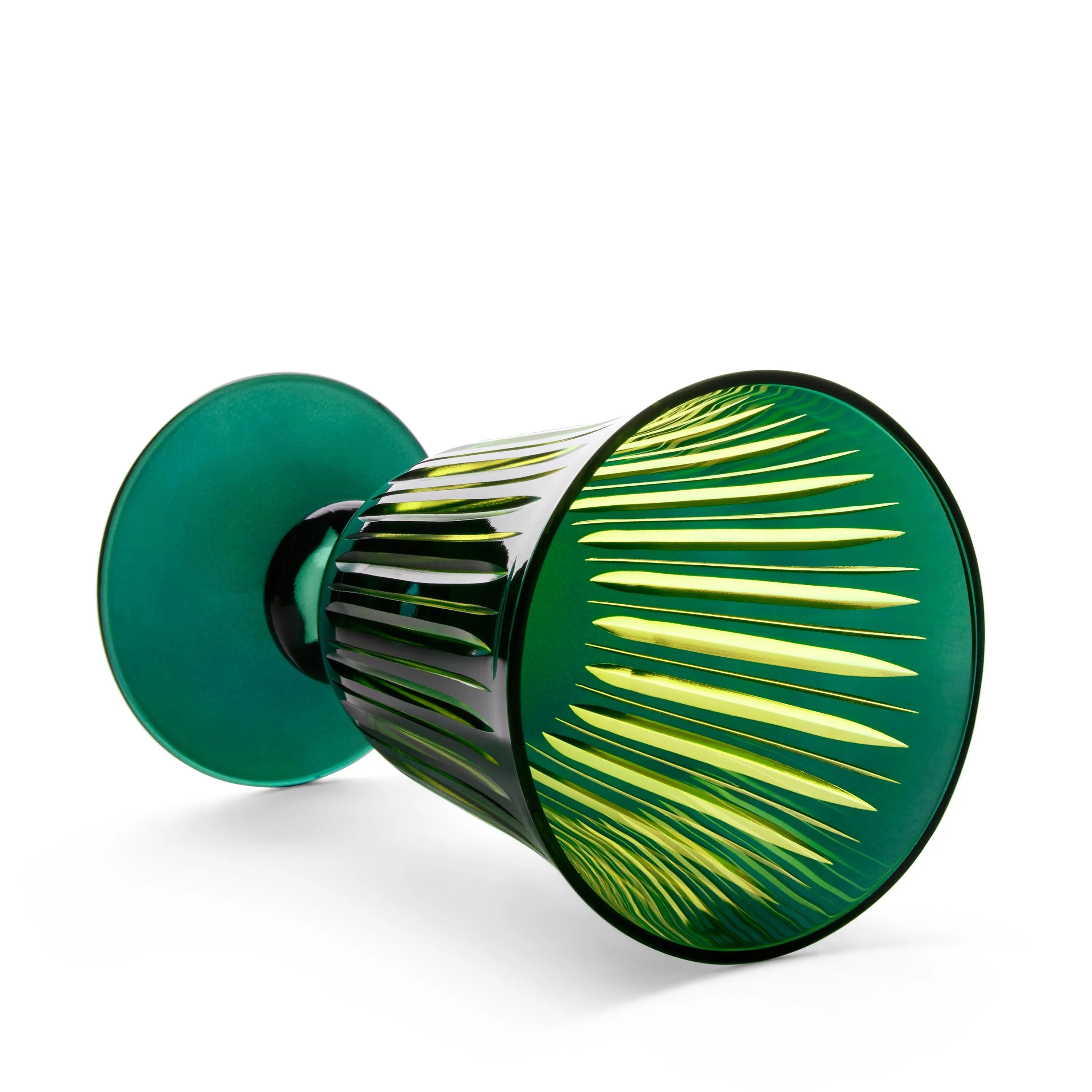 Prism Wine Glasses-Green (Set of 4) sold by L'Objet product image thumbnail 5