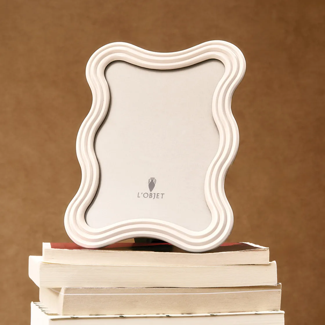 Ripple Frame - White Enamel - 5x7 sold by L'Objet product image thumbnail 2