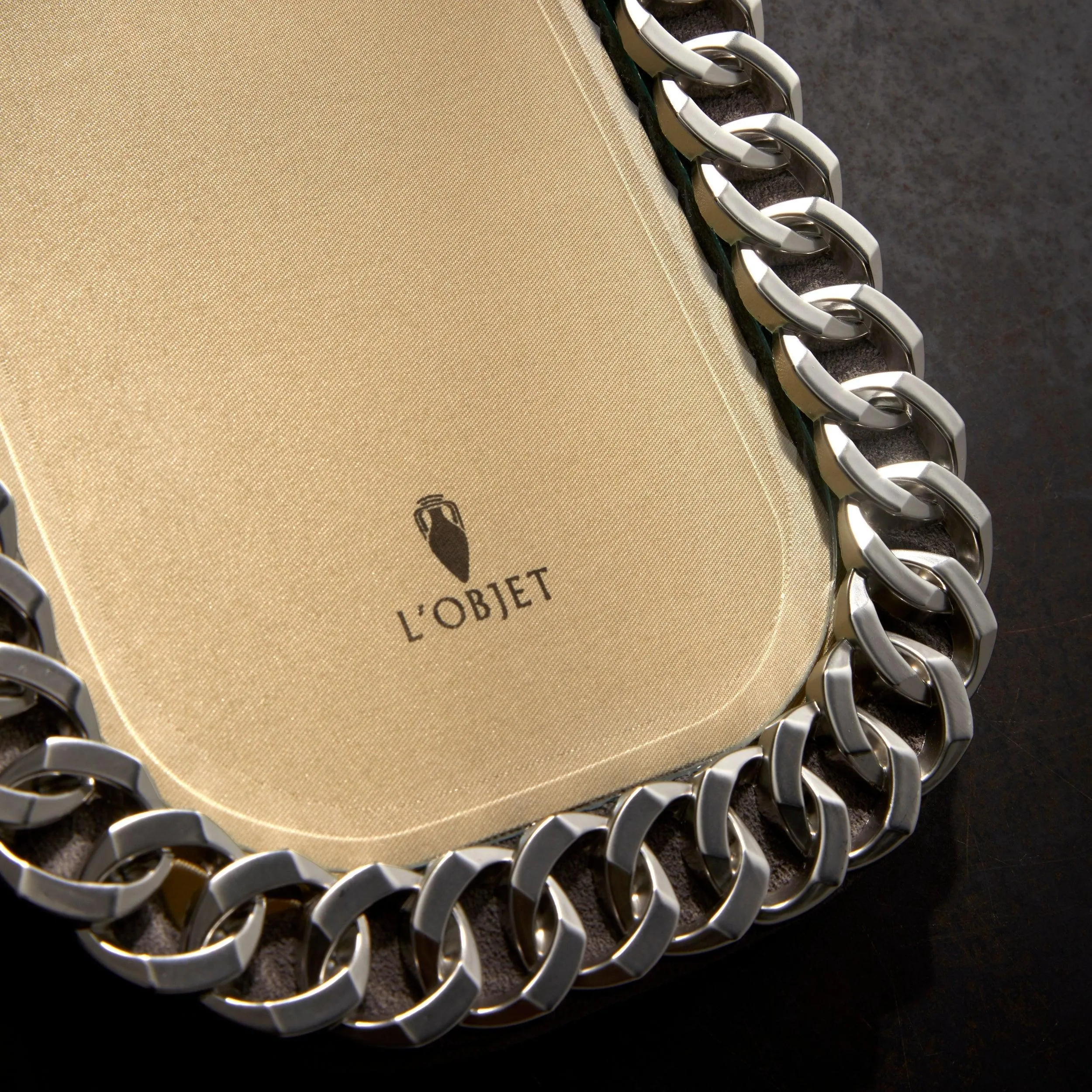 Cuban Link Frame - Platinum - 4 x 6 sold by L'Objet product image thumbnail 4