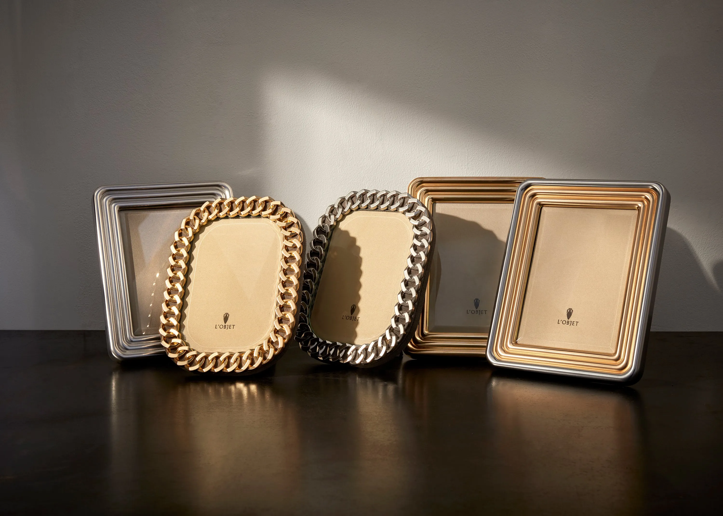 Cuban Link Frame - Platinum - 4 x 6 sold by L'Objet product image thumbnail 3