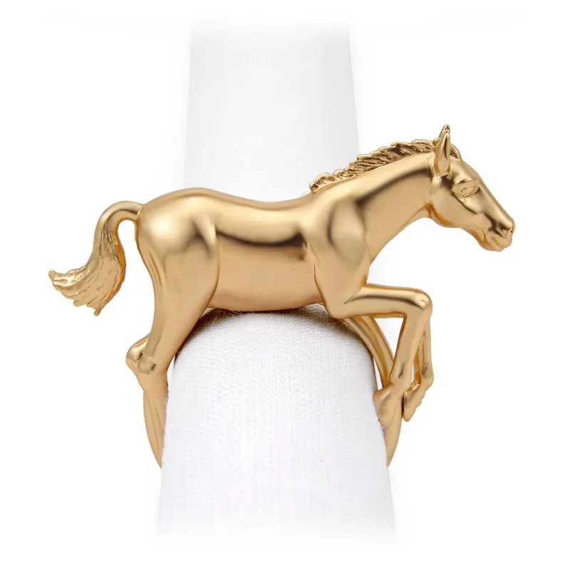 Horse Napkin Jewels (Set of 4) sold by L'Objet