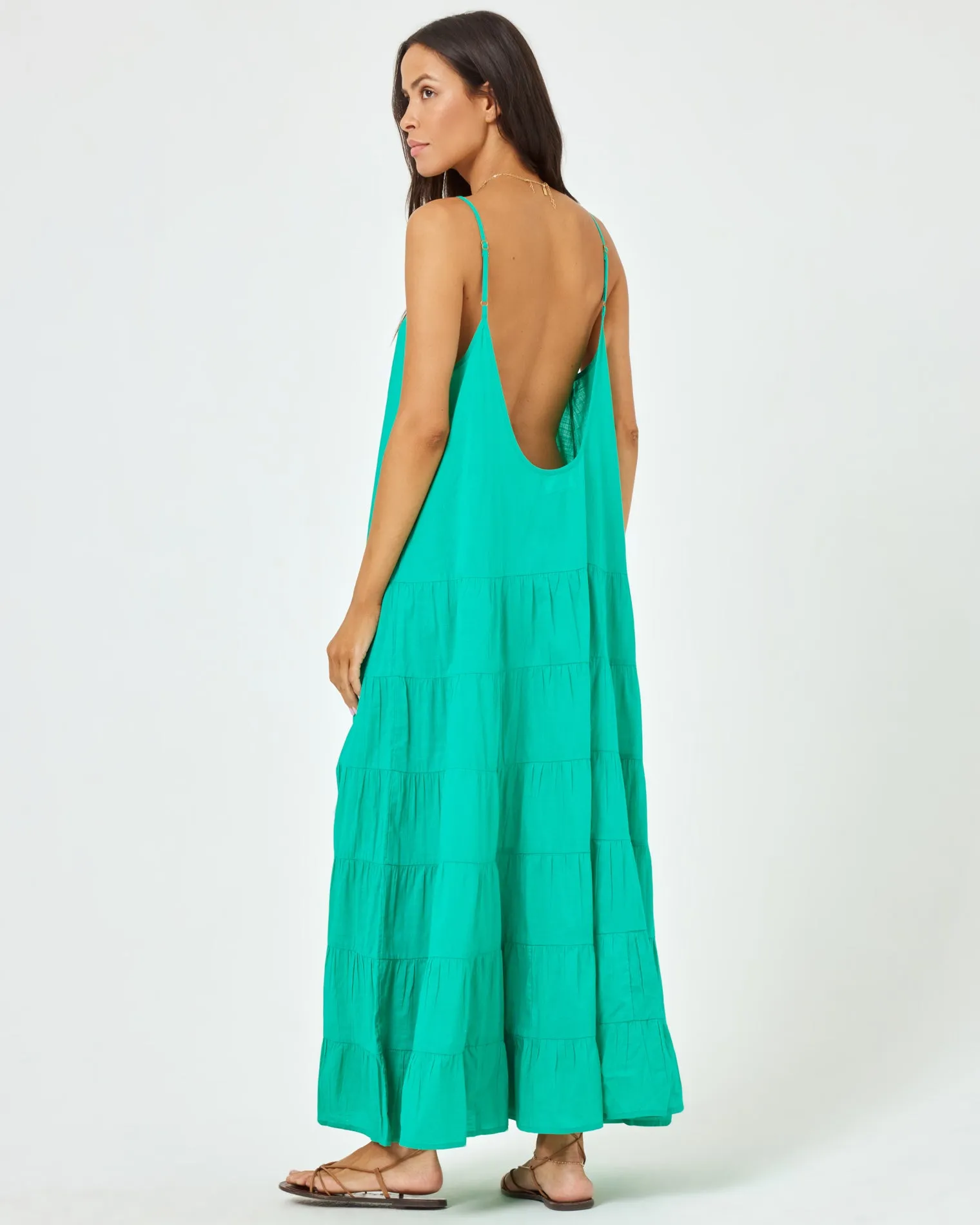 Goldie Cover-Up Dress - Jade sold by l*space product image thumbnail 4