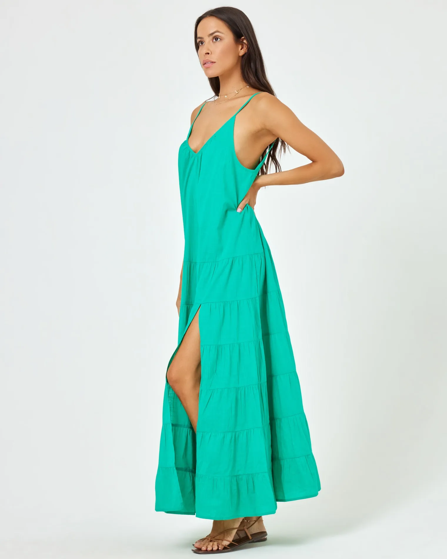 Goldie Cover-Up Dress - Jade sold by l*space product image thumbnail 3