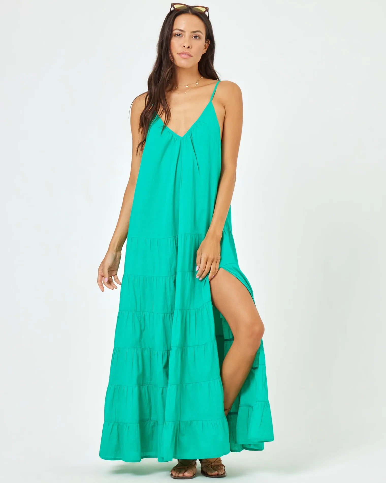 Goldie Cover-Up Dress - Jade sold by l*space product image thumbnail 2