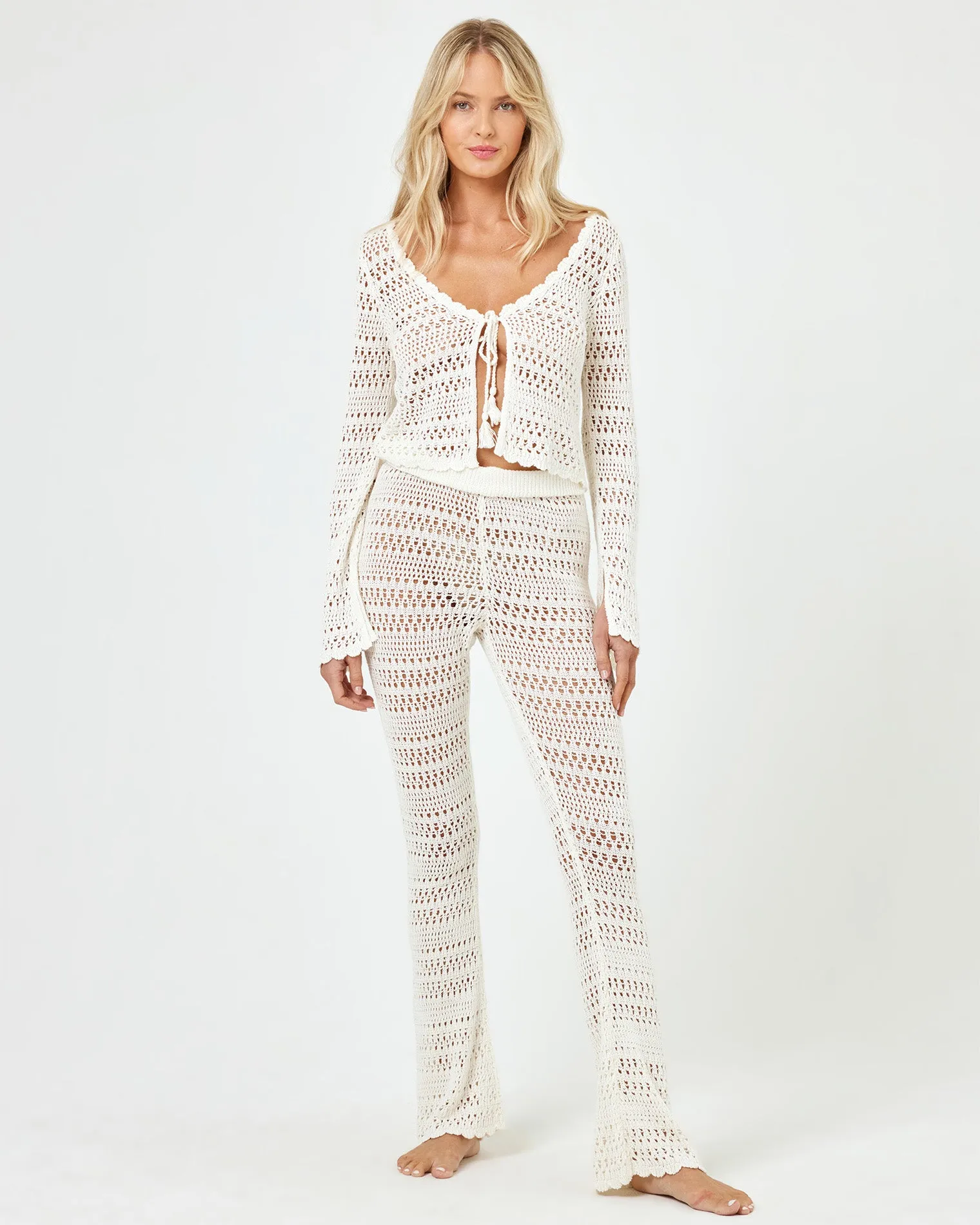 Golden Hour Pant - Cream sold by l*space product image thumbnail 2