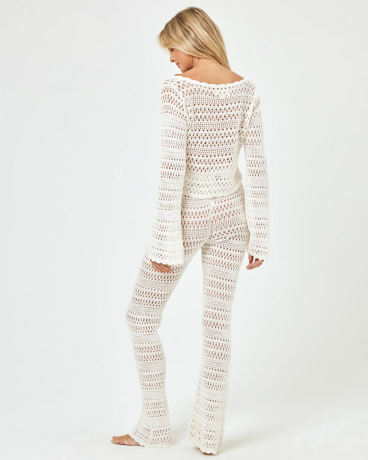 Golden Hour Pant - Cream sold by l*space product image thumbnail 3