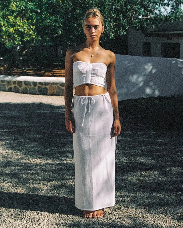Summer Feels Tube Top - Cream sold by l*space
