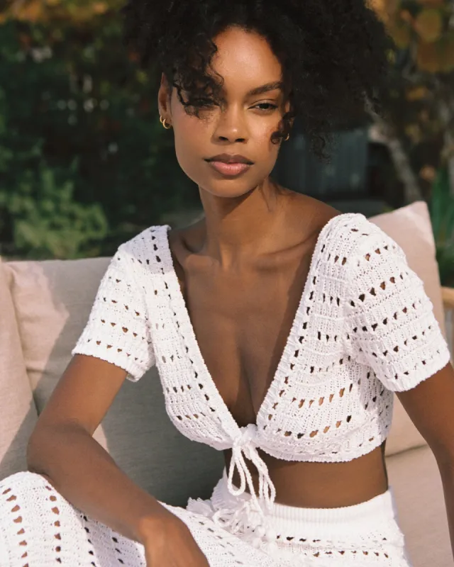 Sweetest Thing Top - Cream sold by l*space