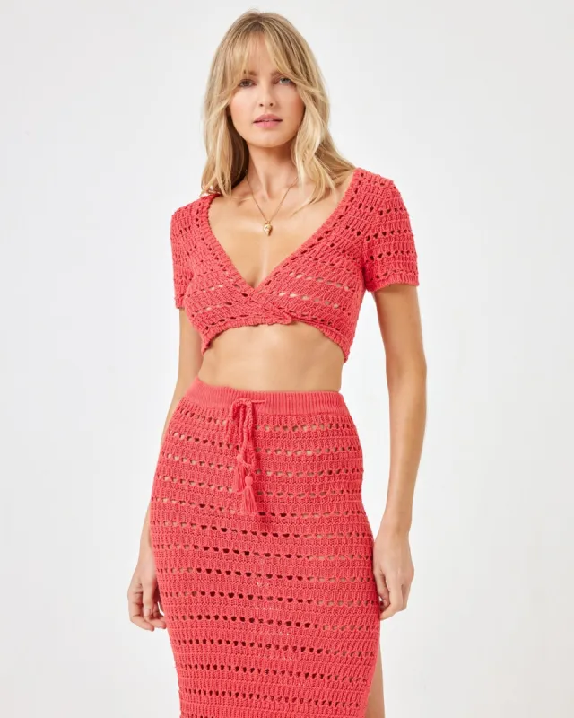 Sweetest Thing Top - Cayenne sold by l*space