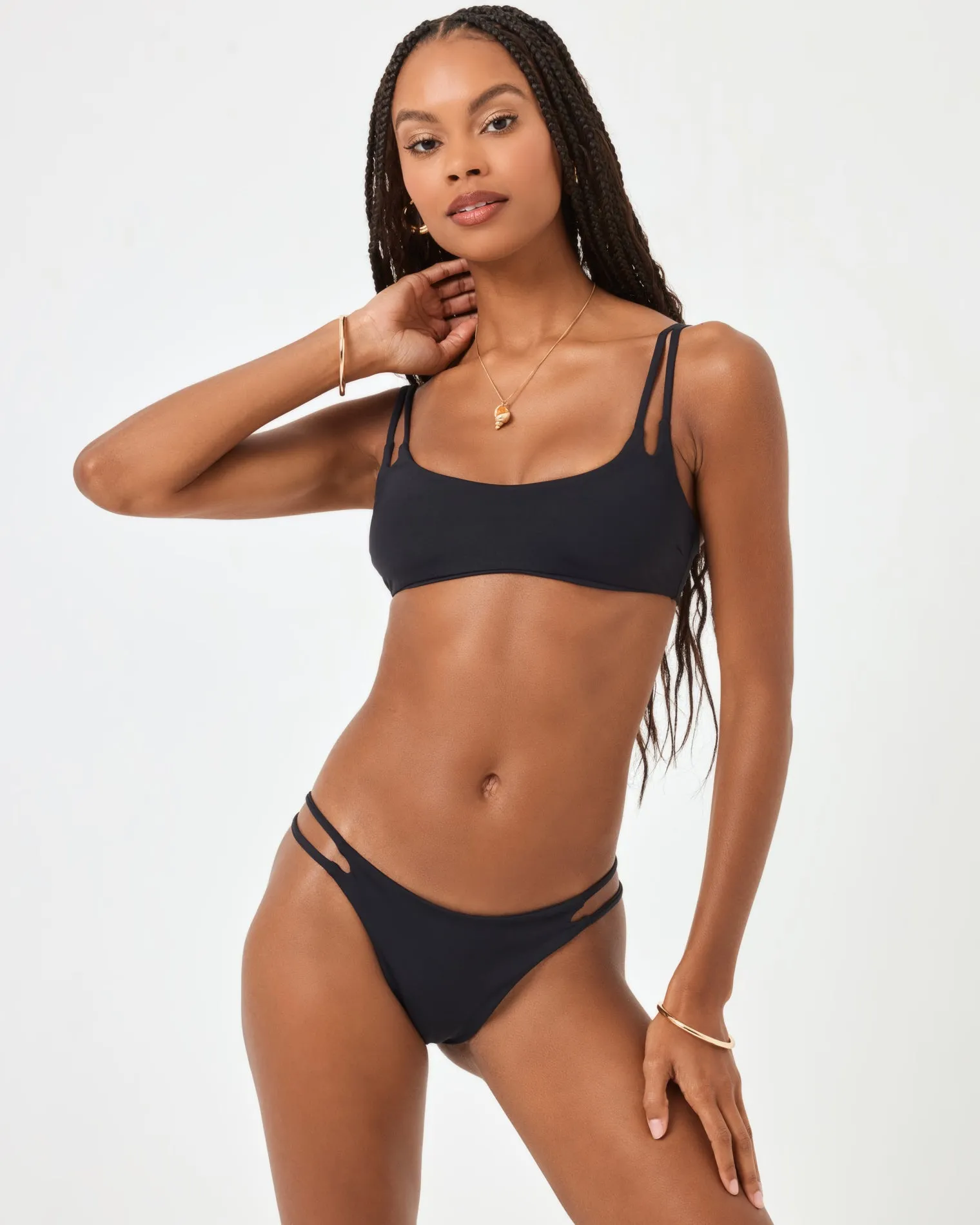 Wilder Bikini Bottom - Black sold by l*space product image thumbnail 2