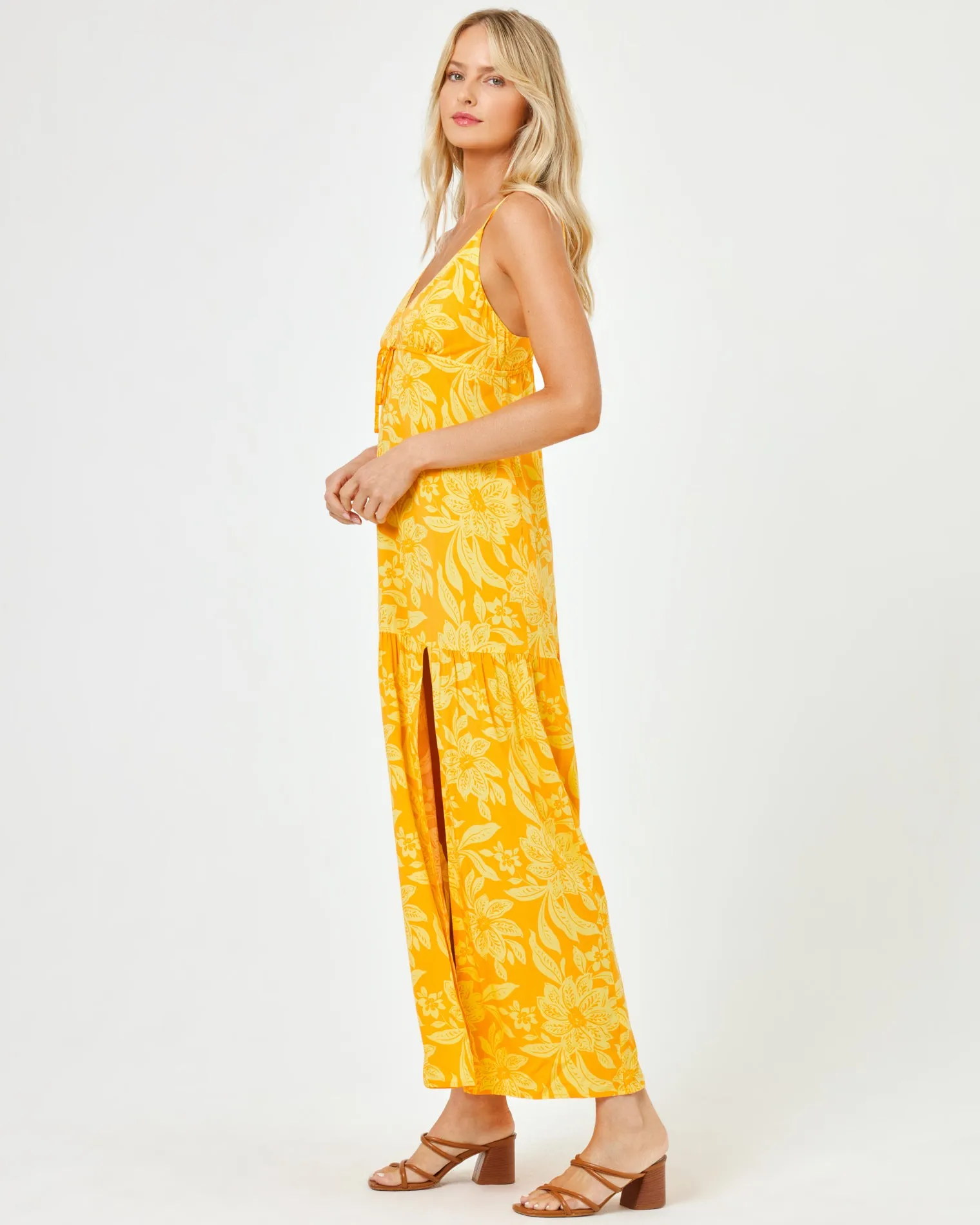 Printed Victoria Dress - Golden Hour Blooms sold by l*space product image thumbnail 3