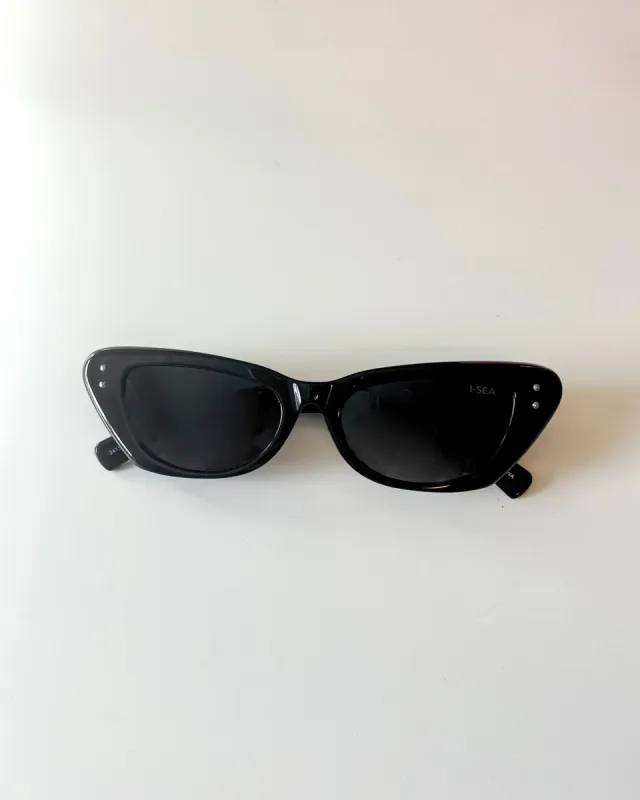 I-SEA Astrid Sunglasses - Black sold by l*space