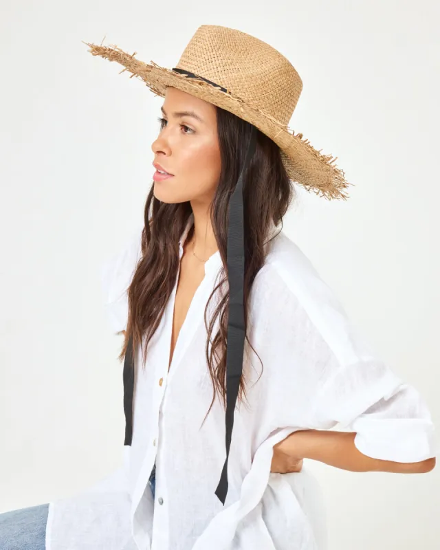 Santa Rosa Sun Hat - Toffee sold by l*space