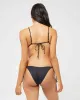 Pointelle Rib Lennox Bikini Bottom - Black sold by l*space