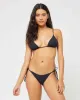 Pointelle Rib Lennox Bikini Bottom - Black sold by l*space