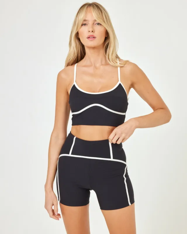 Revel Top - Black-Cream sold by l*space