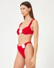Rosette Leilani Bikini Bottom - Lipstick Red Cream sold by l*space