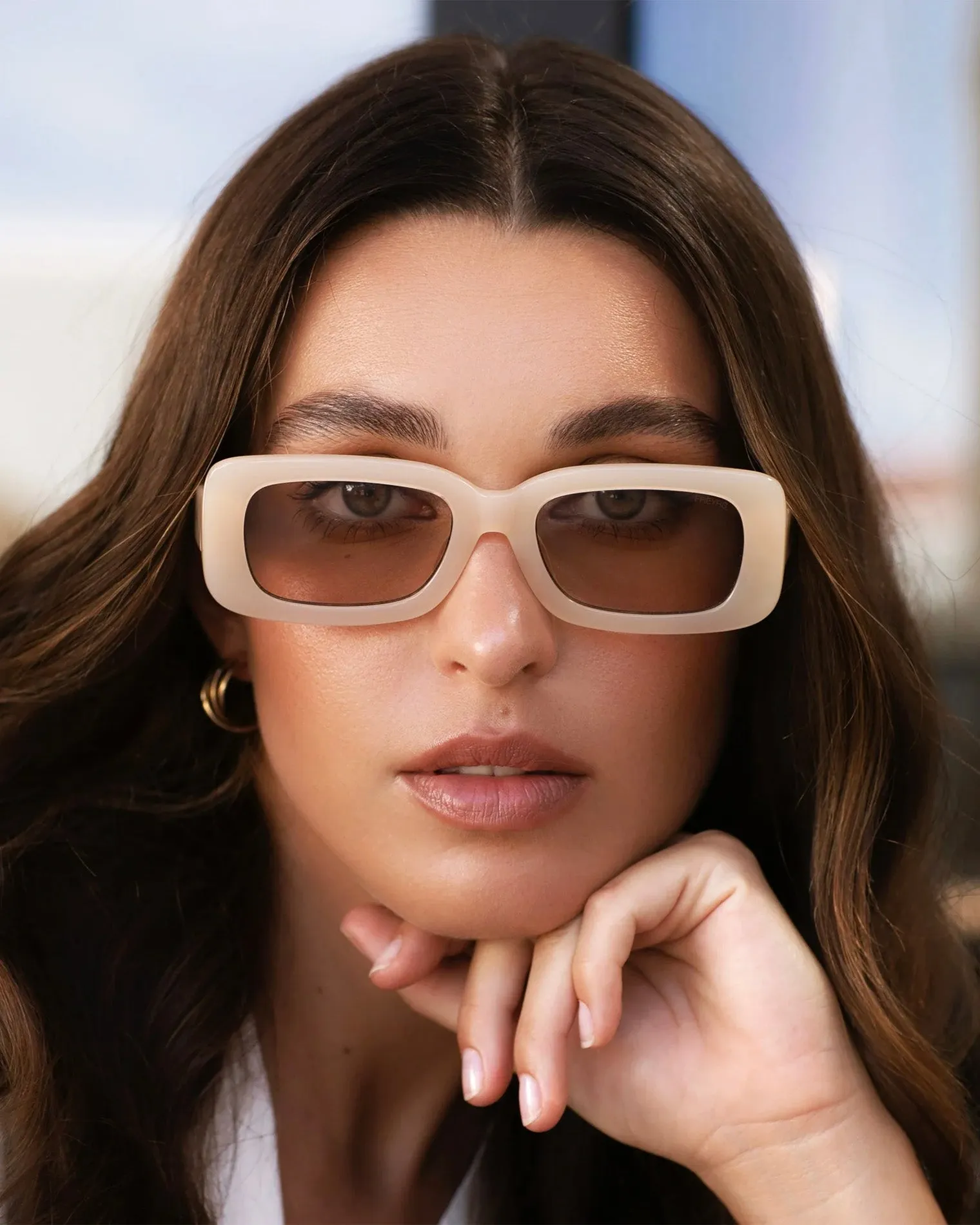 Freyrs Noa Sunglasses - Tan sold by l*space product image thumbnail 3