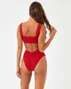 Eco Chic Repreve® Bardot Bikini Bottom - Redwood sold by l*space