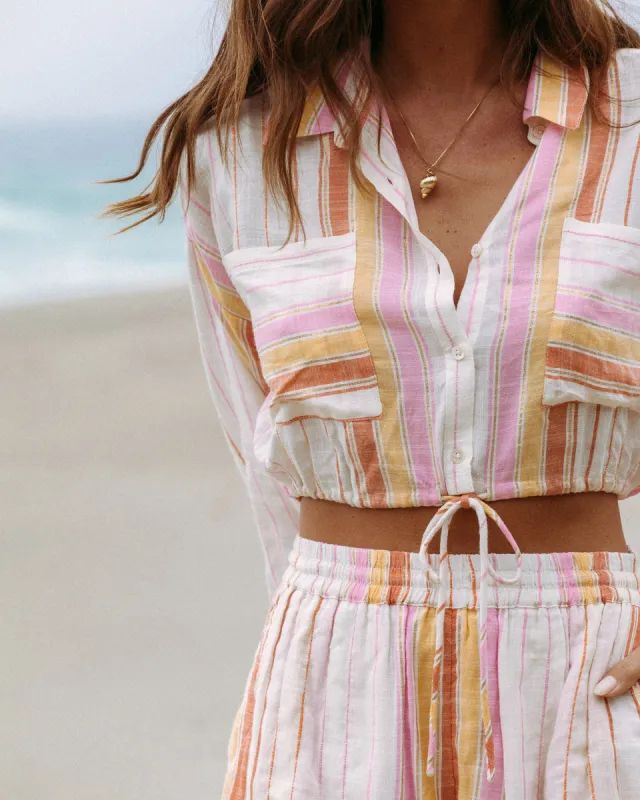 St Lucia Top - Vaca Stripe sold by l*space