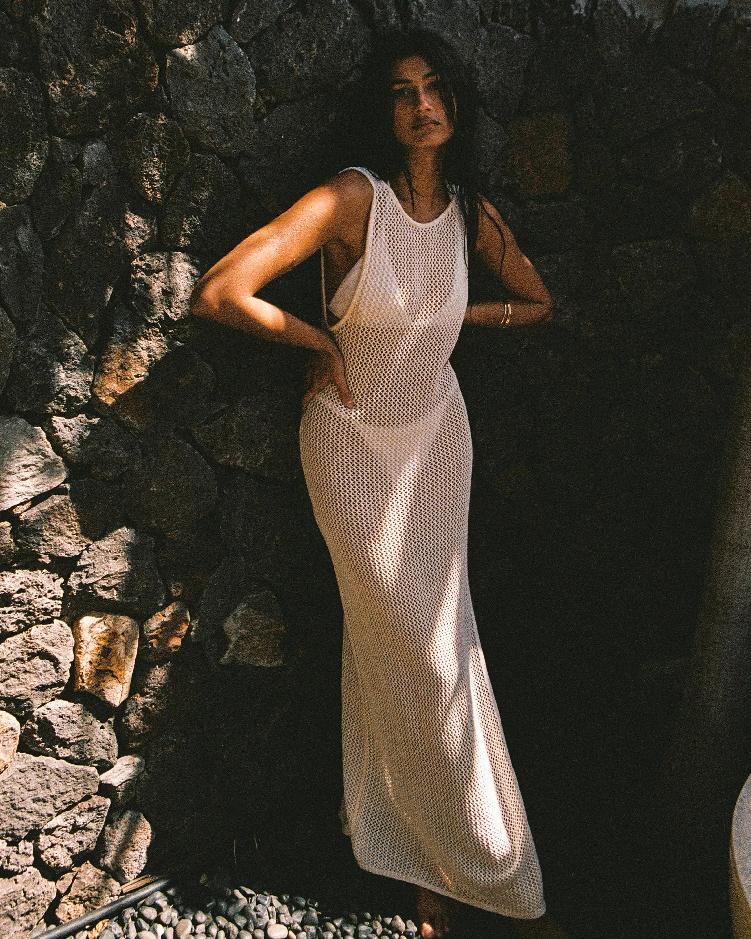 Villa Nova Cover-Up - Cream sold by l*space