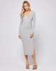 Eloise Dress - Heather Grey sold by l*space