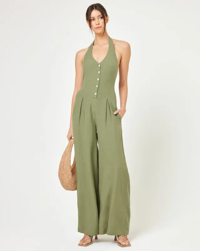 Alena Jumpsuit - Fairway sold by l*space