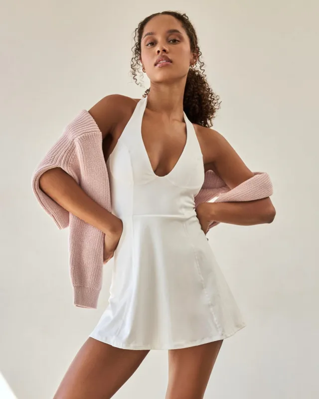 Pierce Dress - White sold by l*space