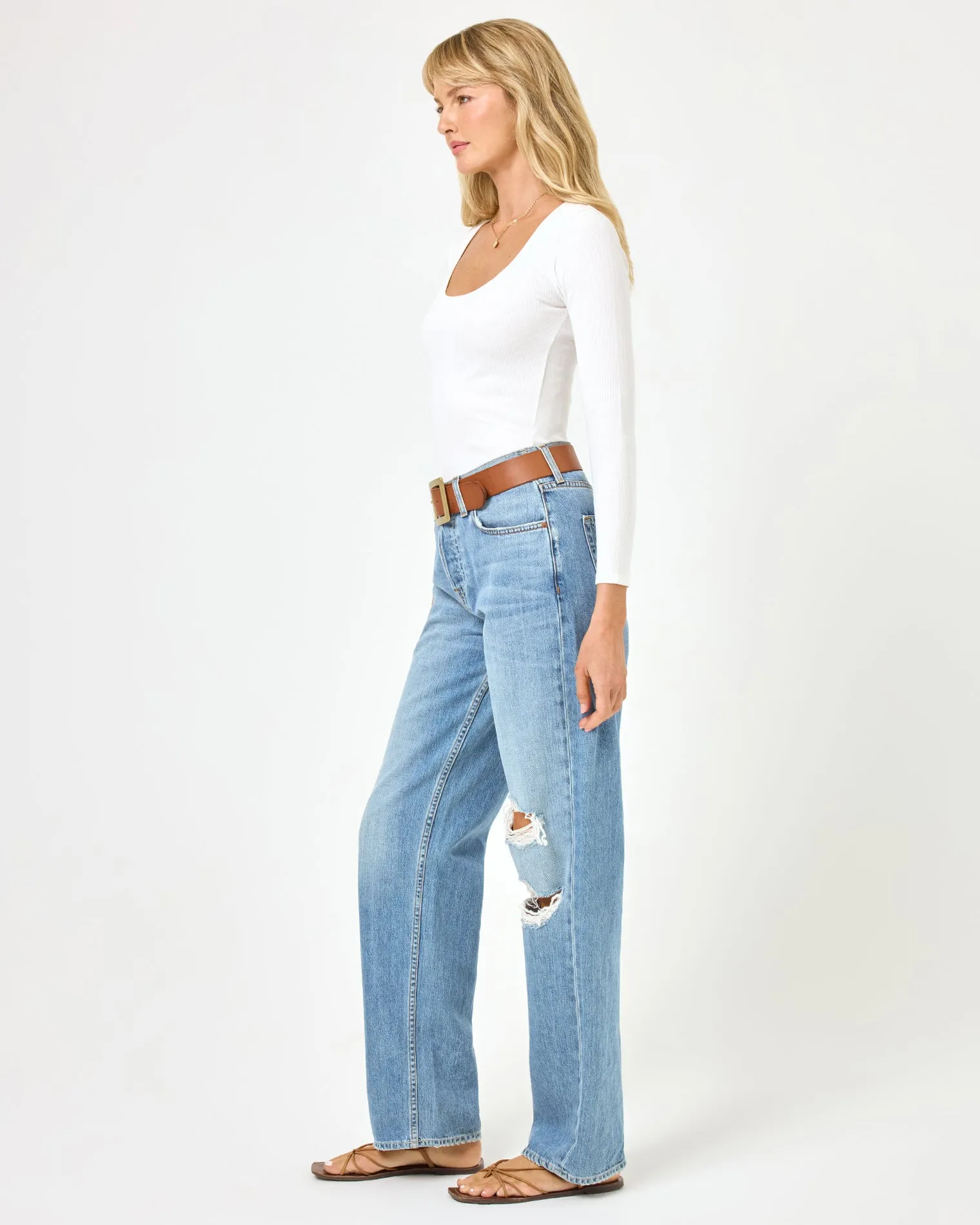 Ashlyn Long Sleeve - White sold by l*space product image thumbnail 5