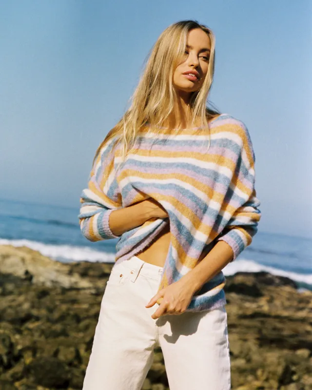 Cozy Clouds Sweater - Beautiful Skies Stripe sold by l*space