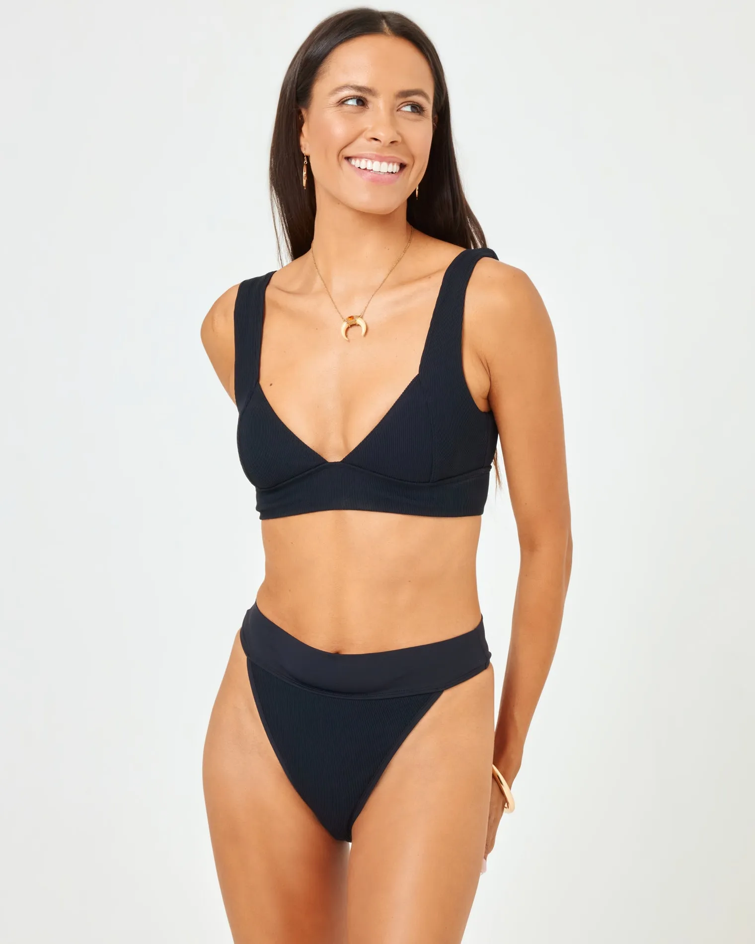 Hailey Bikini Top - Black sold by l*space product image thumbnail 3