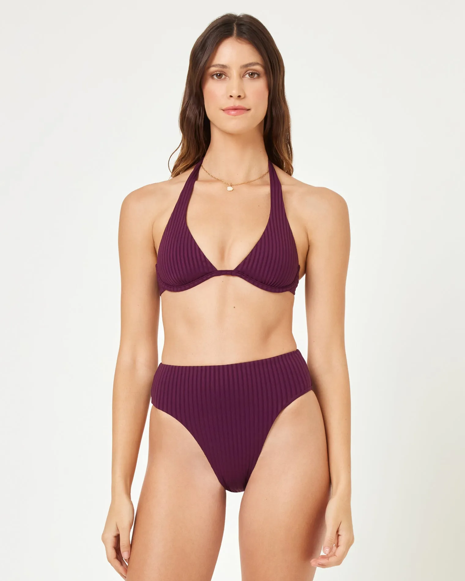 Savannah Bikini Bottom - Merlot sold by l*space product image thumbnail 4