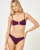 Mercer Bikini Bottom - Merlot sold by l*space