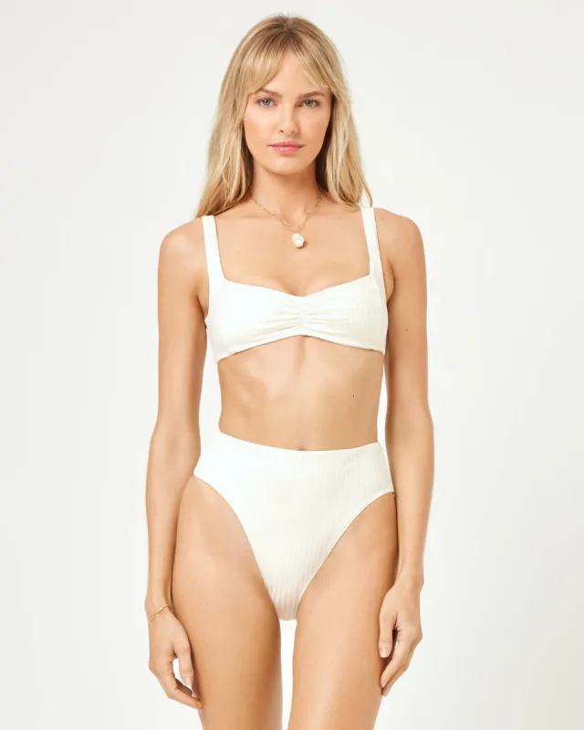 Effie Bikini Top - Cream sold by l*space