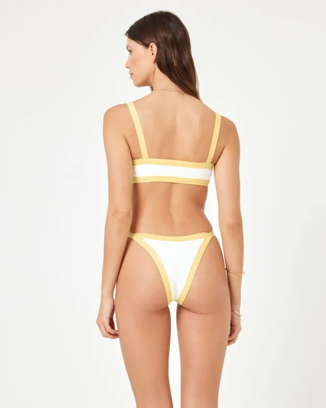Mackenzie Bikini Bottom - Cream-Daisy sold by l*space