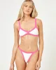 Mackenzie Bikini Bottom - Bubblegum Pink-Cream sold by l*space