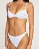 Leilani Bikini Bottom - Eyelet White sold by l*space