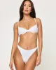 Leilani Bikini Bottom - Eyelet White sold by l*space