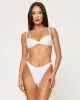 Leilani Bikini Bottom - Eyelet White sold by l*space